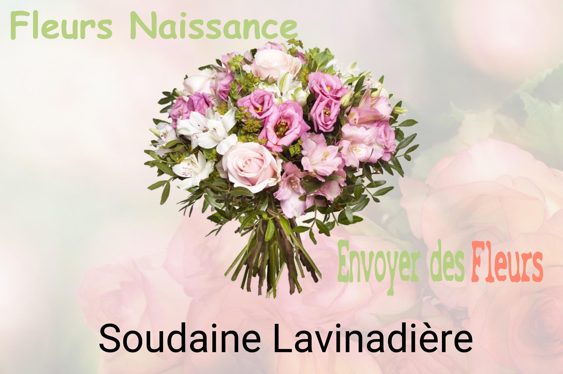 Bouquet de fleurs de naissance livré à Soudaine-Lavinadière